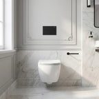 Beépíthető WC Tartókeret Szett Slim 024N T Black Matt Nyomólappal 8