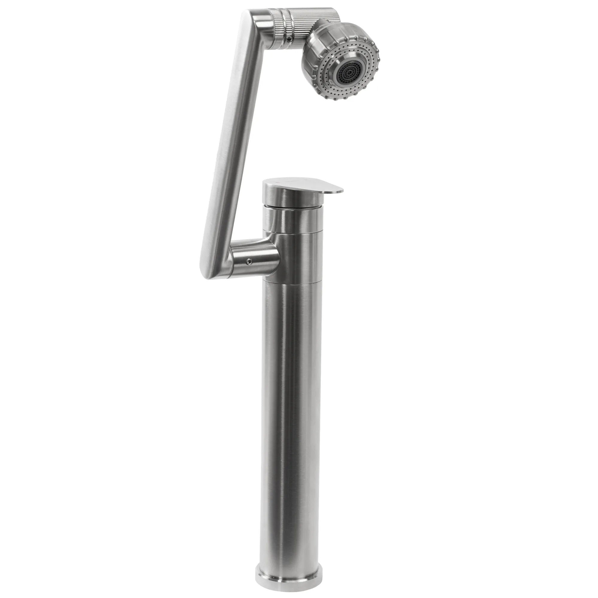 Fürdőszobai Csaptelep Rea PACO Nickel Brush INOX High 8