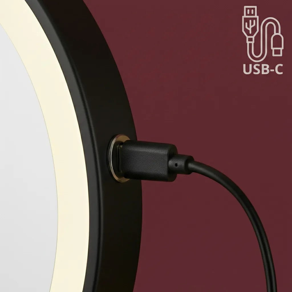 LED Tükör Glow Black 8