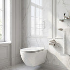 Beépíthető WC Tartókeret Szett Slim 024N T White Glass Nyomólappal 8