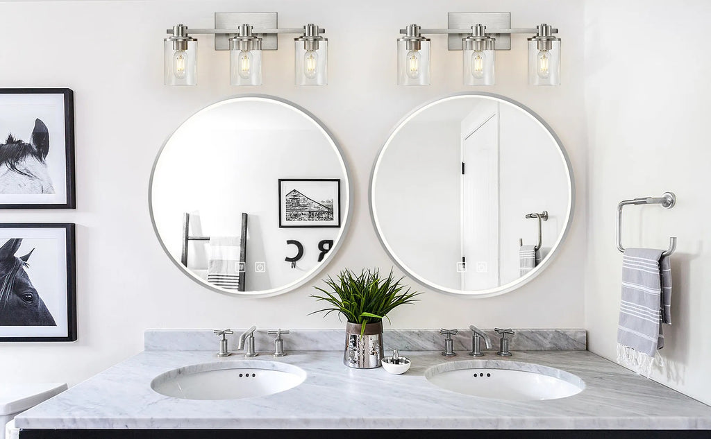 LED Tükör 70cm MMJ BRUSH SILVER 8