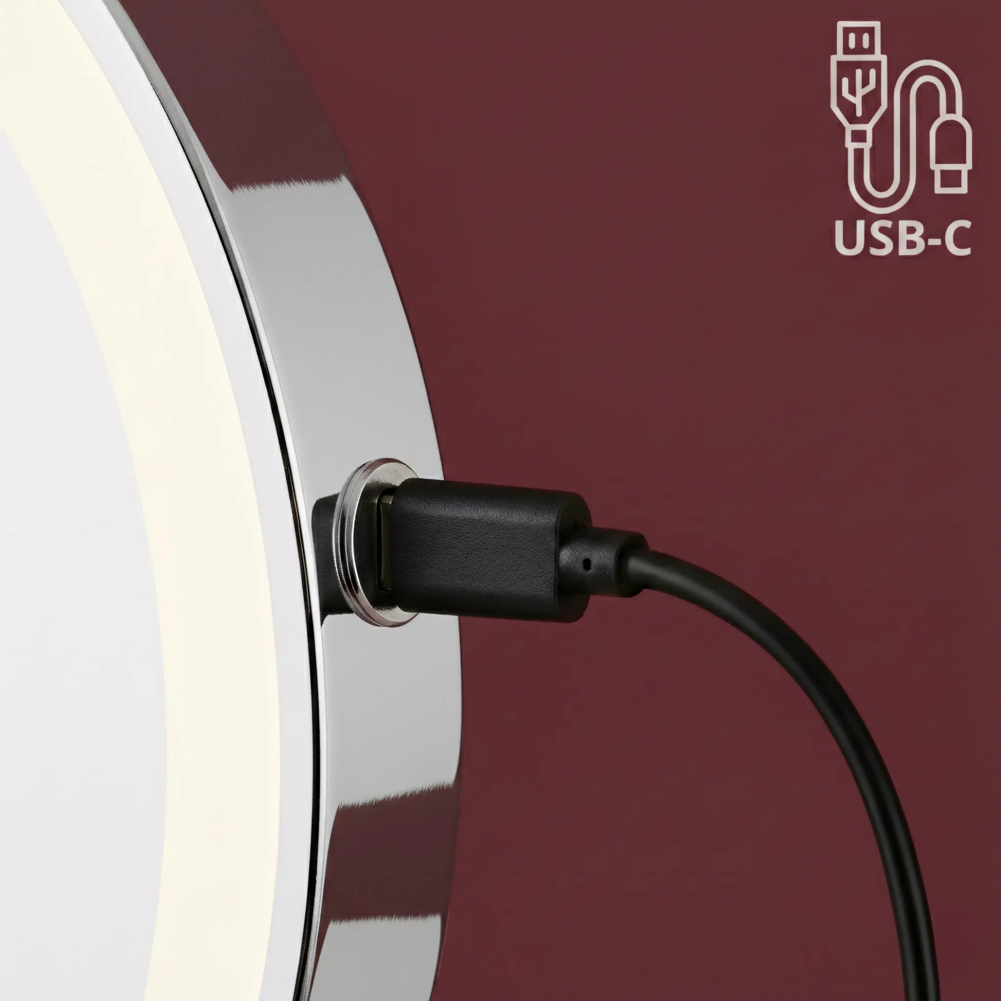 LED Tükör Glow Chrome 8