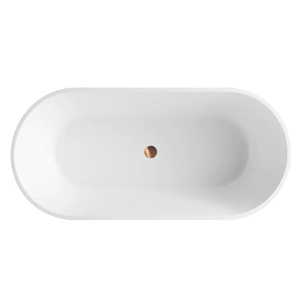 Szabadon Álló Akrilkád OFELIA 170 Szálcsiszolt Réz Dugófedél 8