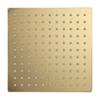 Négyzet Alakú Zuhanyfej REA JS-P015BG 25cm Brush Gold 8