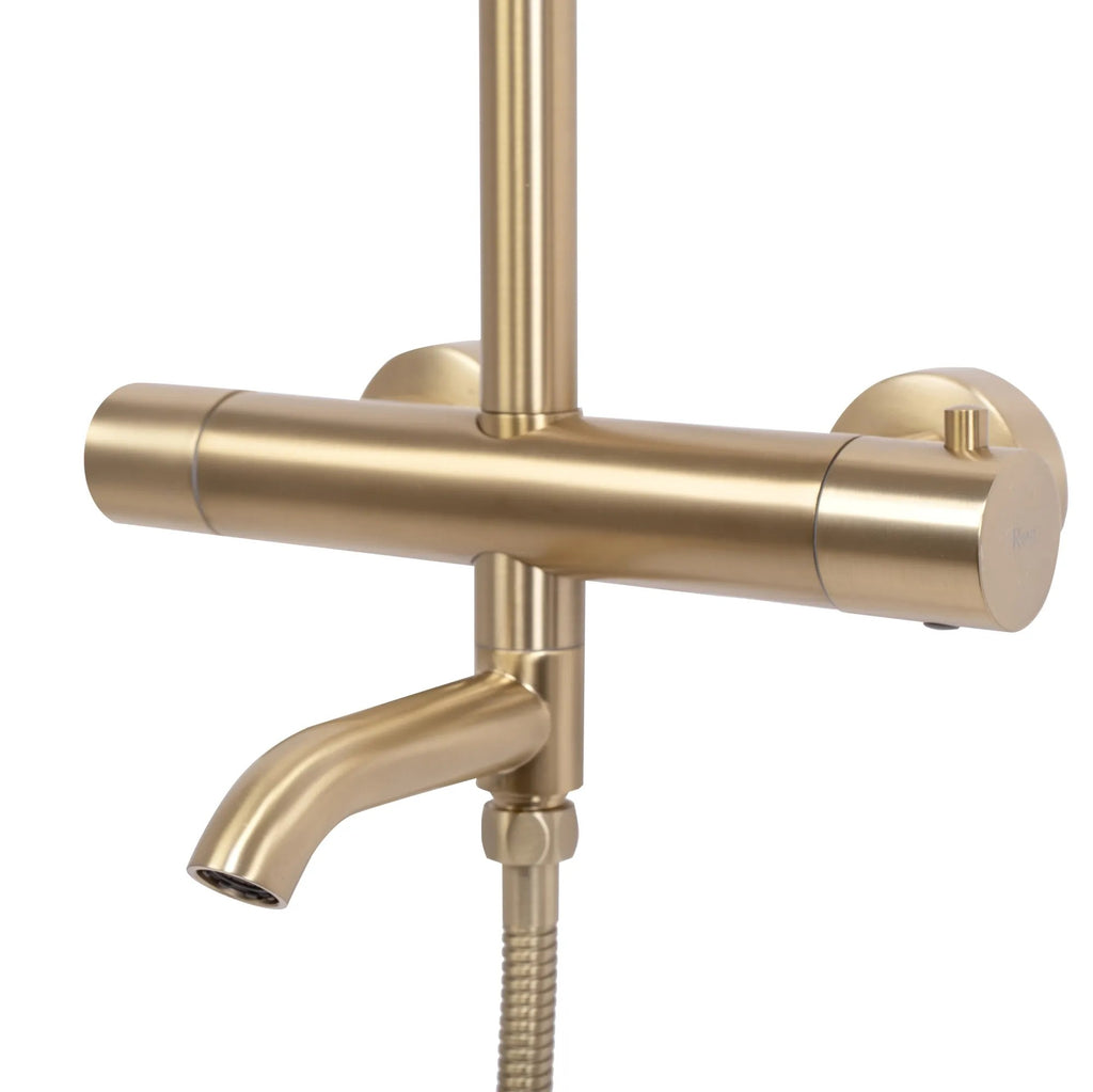 Zuhanyszett Termosztátos REA Lungo Gold Brush 8