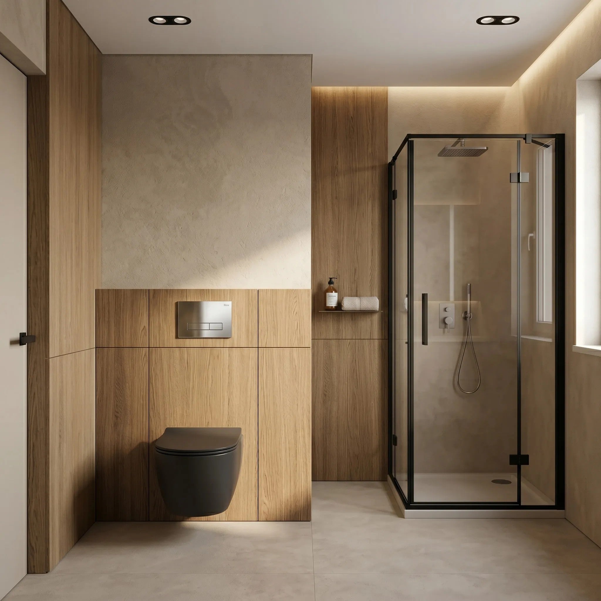 Beépíthető WC Tartókeret Szett Slim 024N HD Chrome Nyomólappal 8
