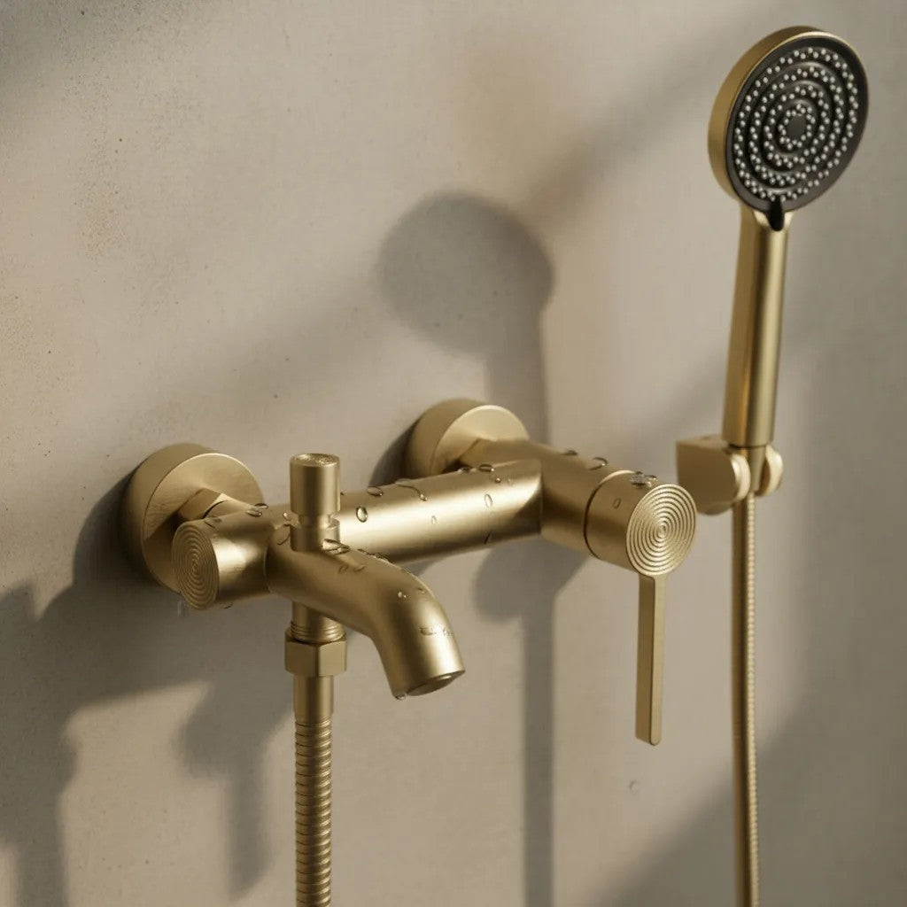 Fürdőkád Csaptelep Rea FOSTER Gold Brush 8