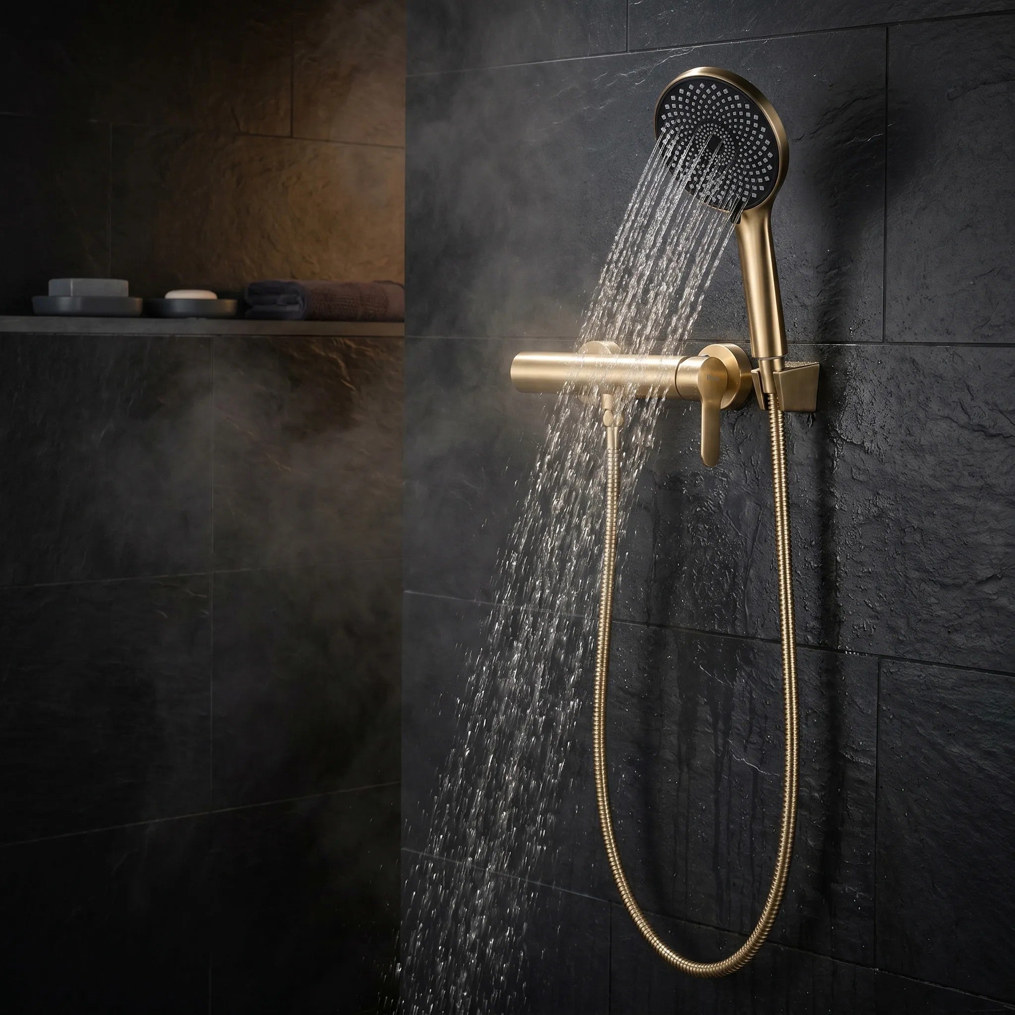Zuhanycsaptelep Arcos Brush Gold 8