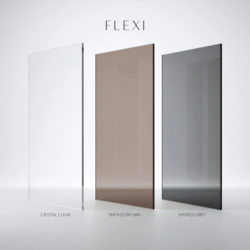 Zuhanyfal Rea Flexi Grey / Chrome 80 8
