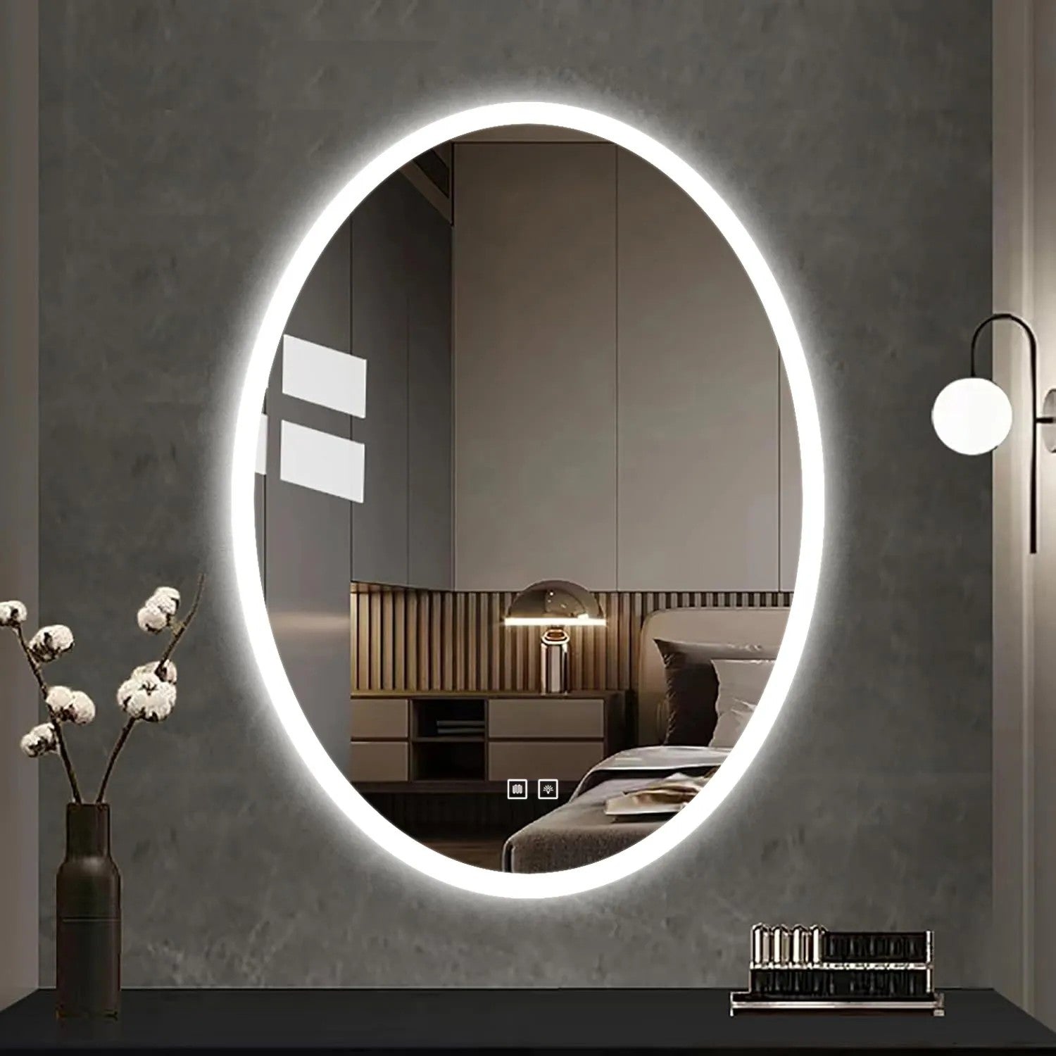 LED Tükör 60x80cm WWA 8