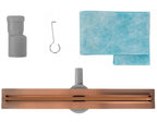 Zuhanylefolyó REA Neox Slim Pro Brushed Copper 90 8