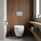 Beépíthető WC Tartókeret Szett Slim 024N T Brush Steel Nyomólappal 8