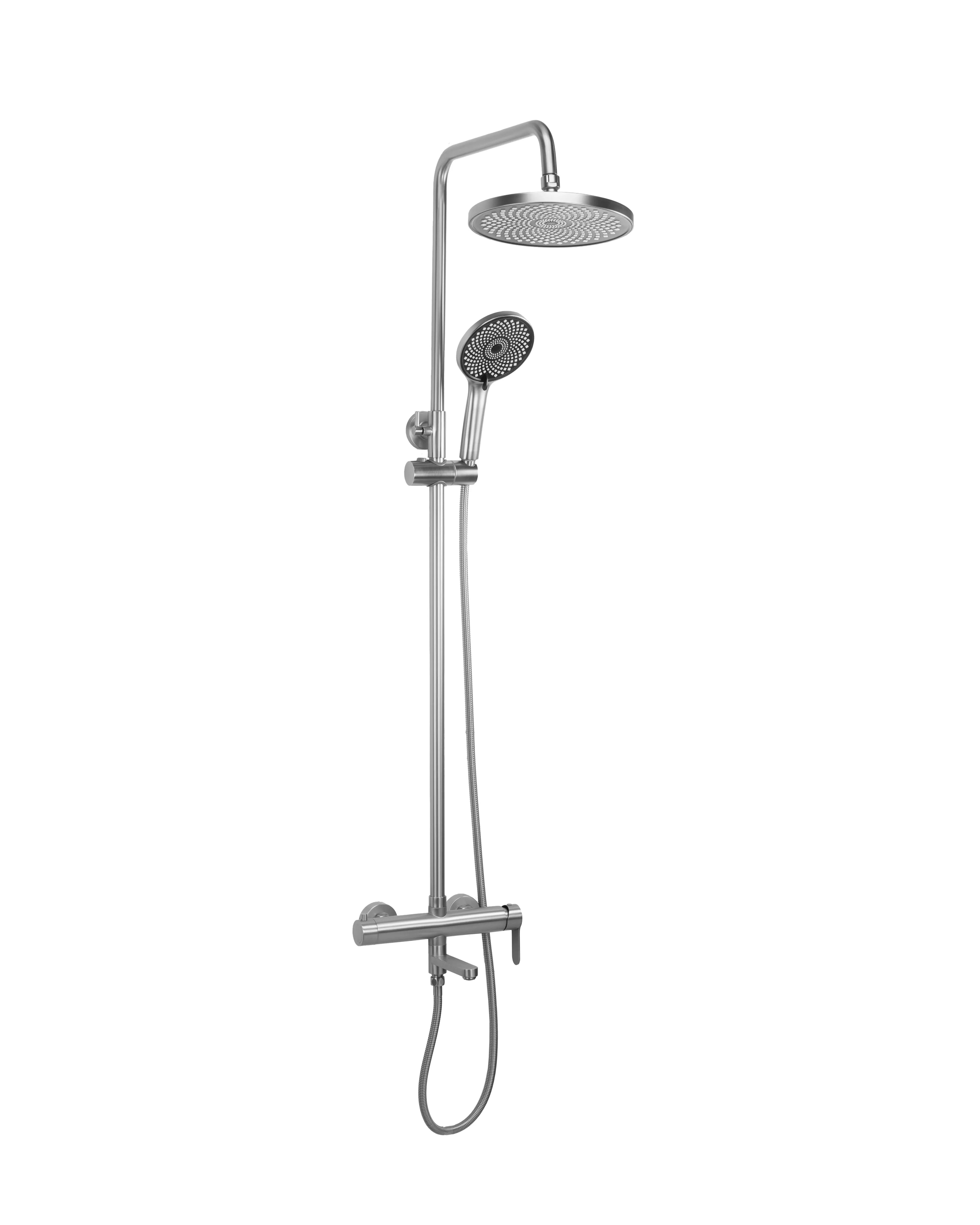 Zuhanyszett Rea Arcos Brush Nickle 8