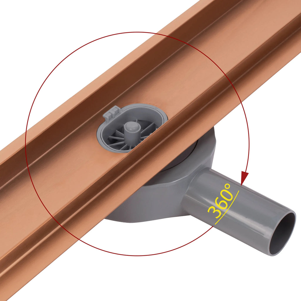 Zuhanylefolyó REA Neox Pro Brushed Copper 70 8