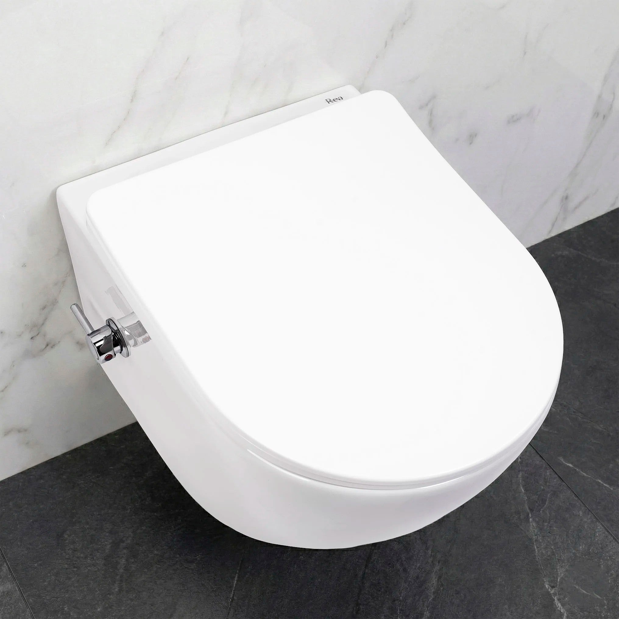 REA Carlo Lux Rimless Fali Függesztésű WC-csésze Bidé Funkcióval 8