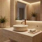 Pultos Mosdó Rea Amelia Travertine Classic 48 8
