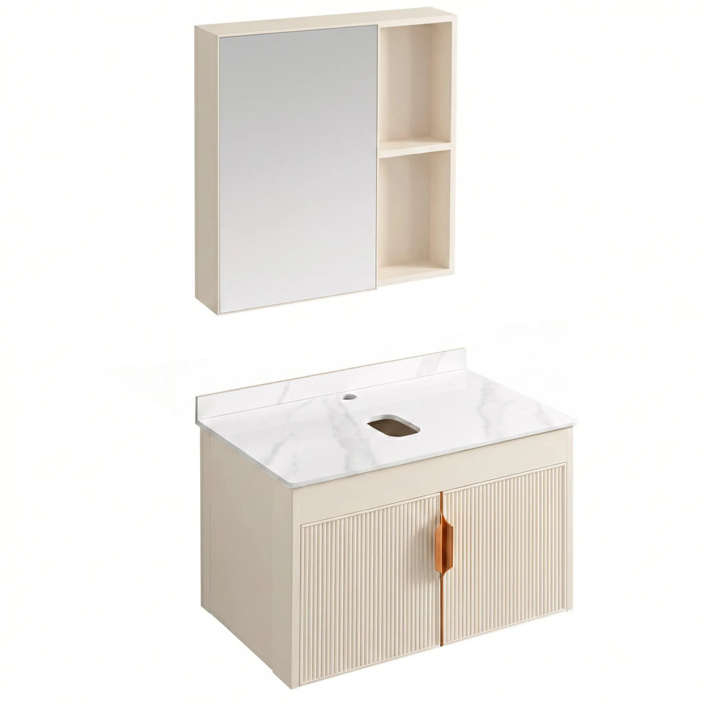 Fürdőszobabútor Szett Pulttal Modo 60cm Beige 8