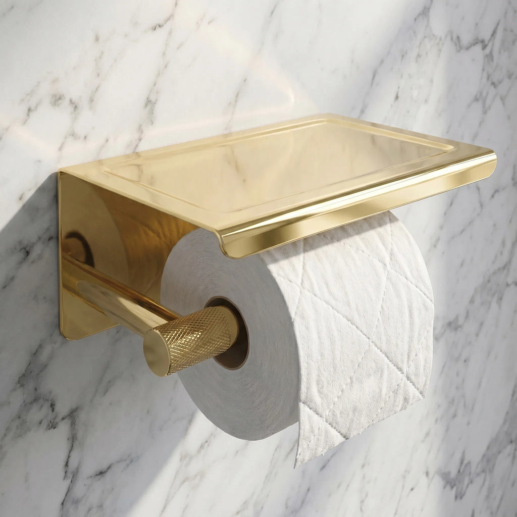 WC-papír Tartó Polccal 6613 Modern Gold 8