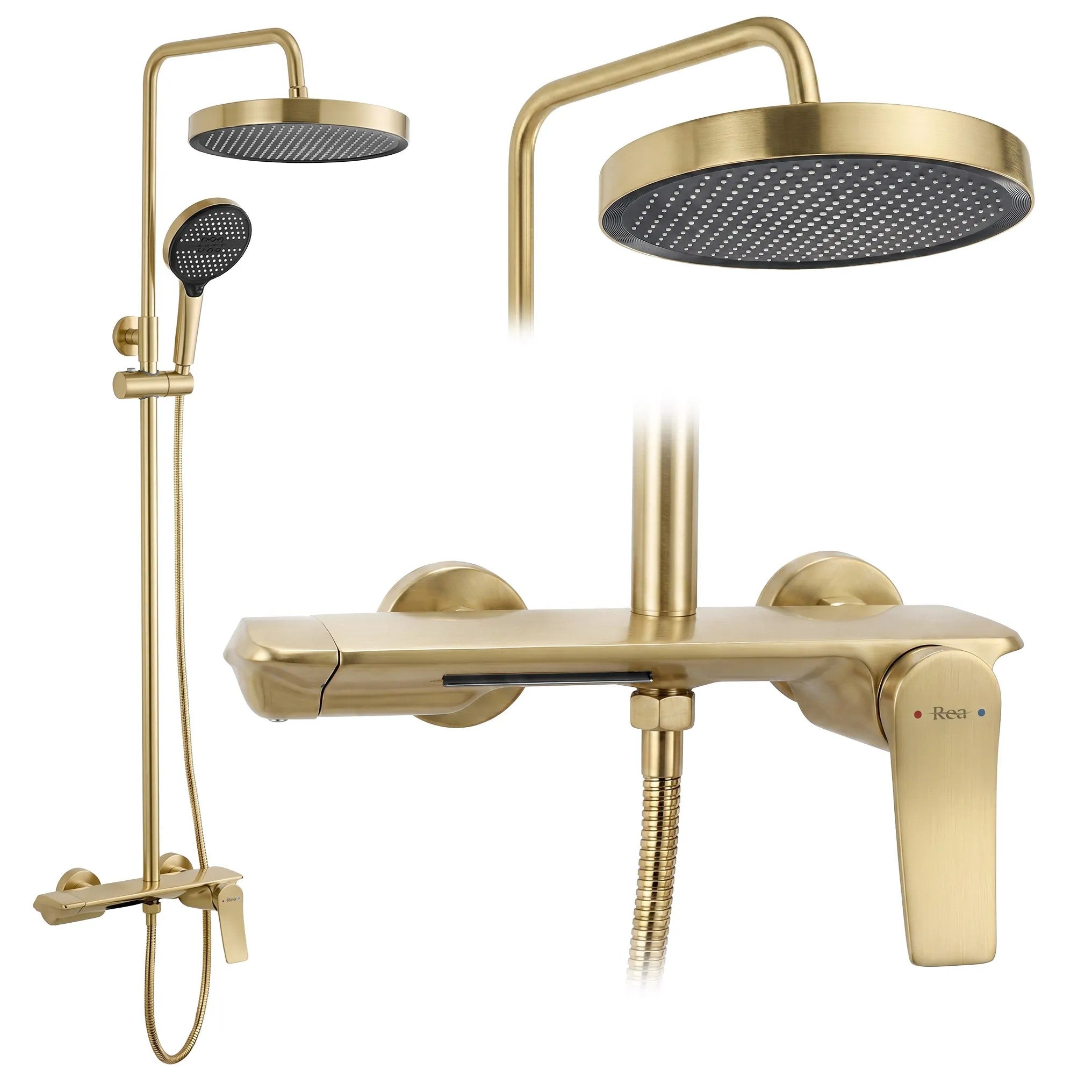Zuhanyszett Rea Vision Brush Gold 8