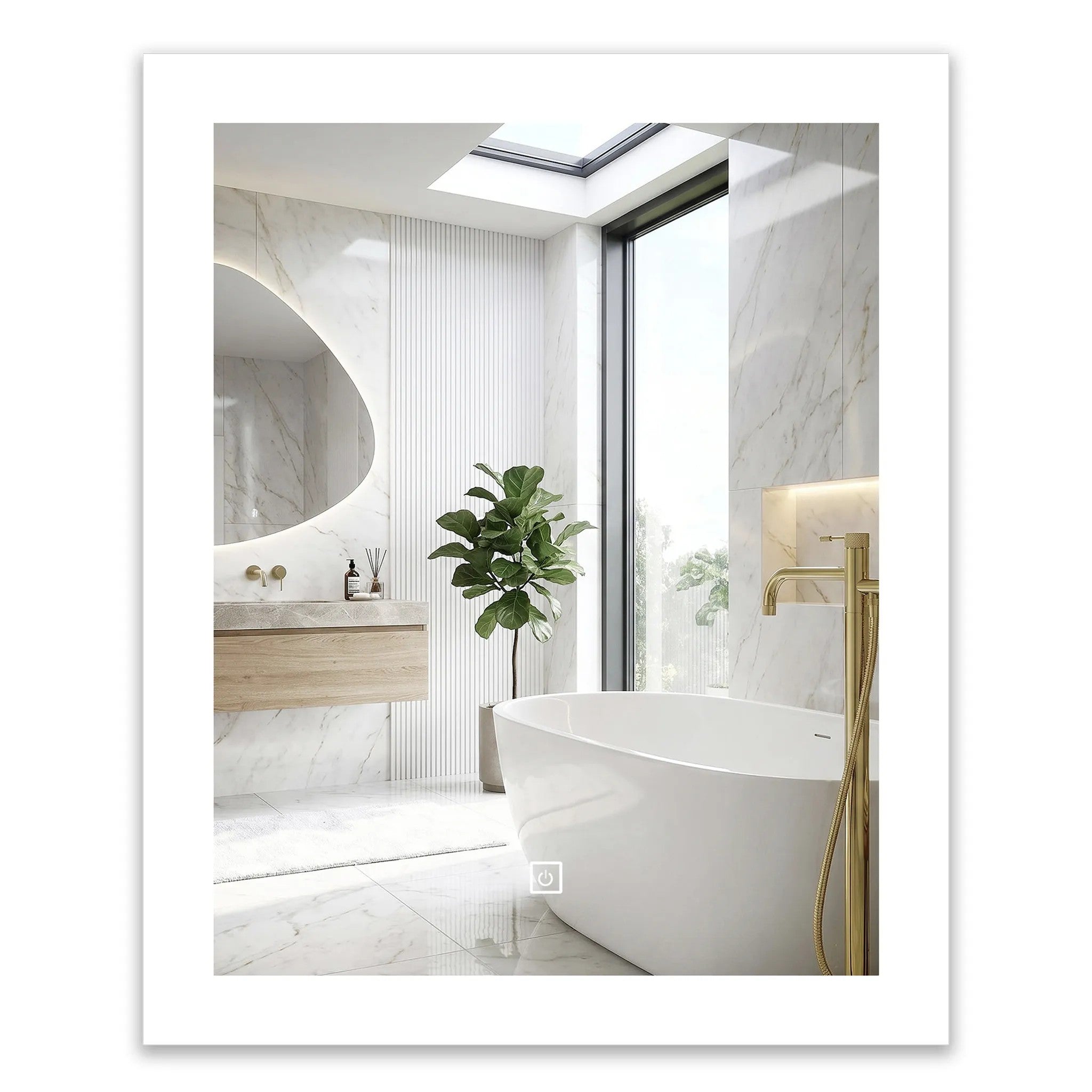 LED Tükör 60x80cm SAB-3426 8