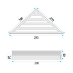 Fürdőszobai Polc SF07 Titan 8