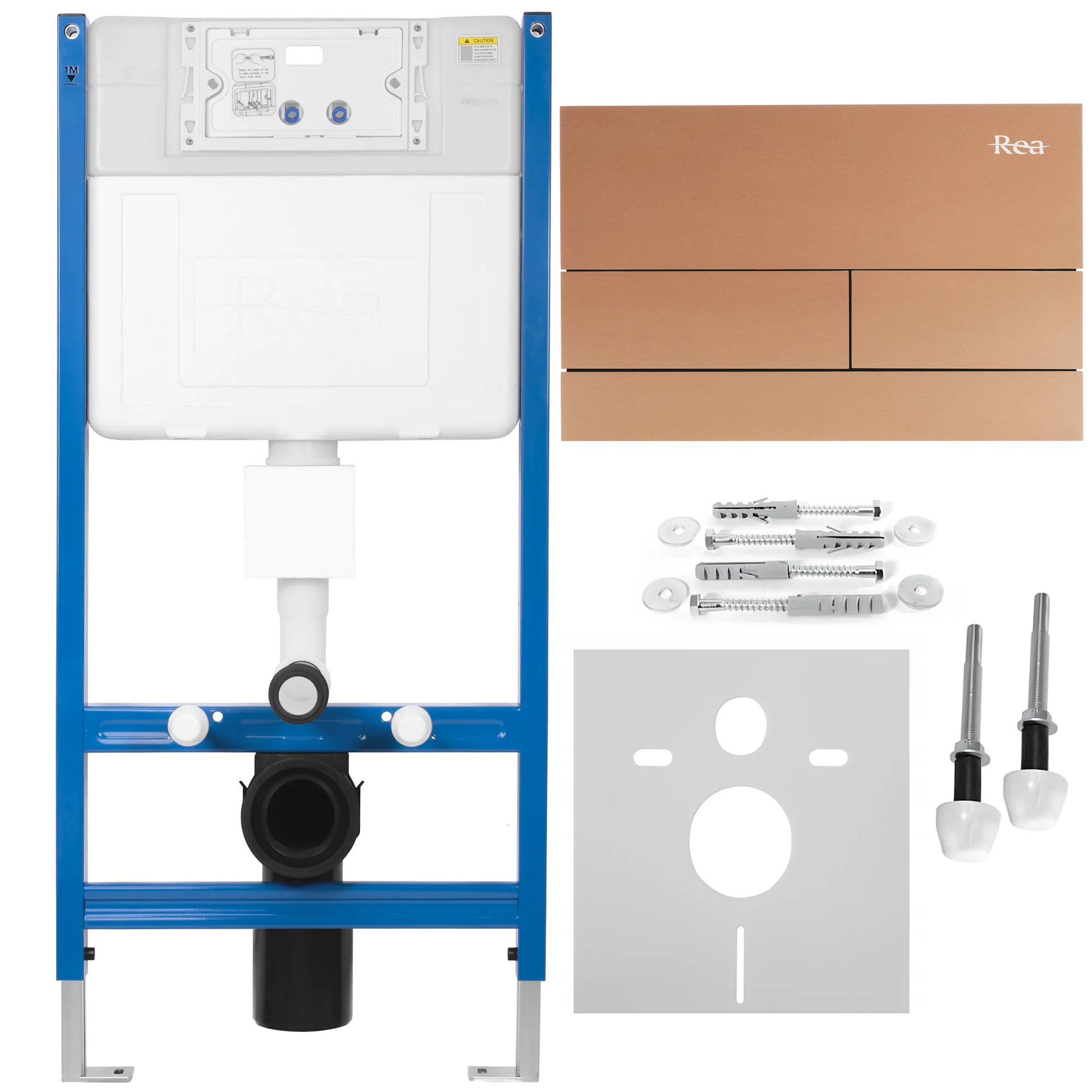 Falba Építhető Wc Tartály K011a-q T Brush Copper 1