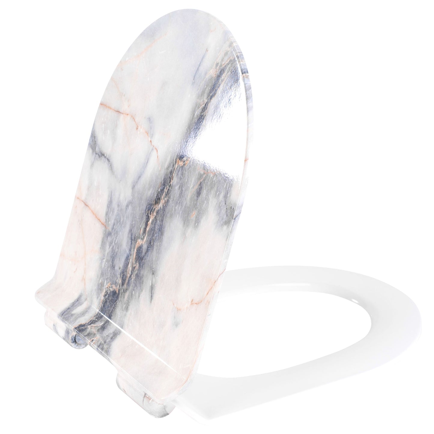 Slow-closing Toilet Seat Carlo Granit Shiny Duroplast Slim 2