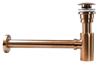 Rea Copper Mat Univerzális Mosdószifon Click-clack Leeresztő Szeleppel 2