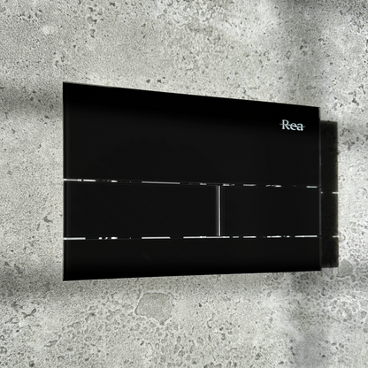 Wc Öblítő Gomb K011a-q Rea T Black Glass 3