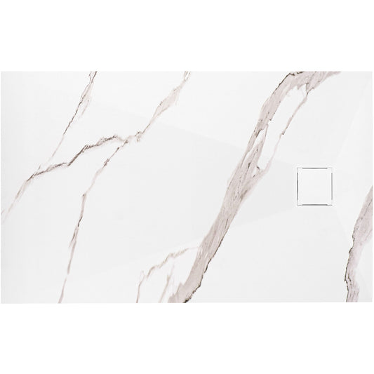 Zuhanytálca Magnum Carrara White 80x100 1