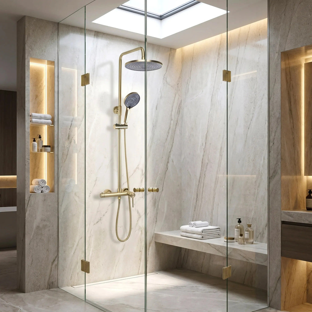 Zuhanyszett Rea Foster Brush Gold 11