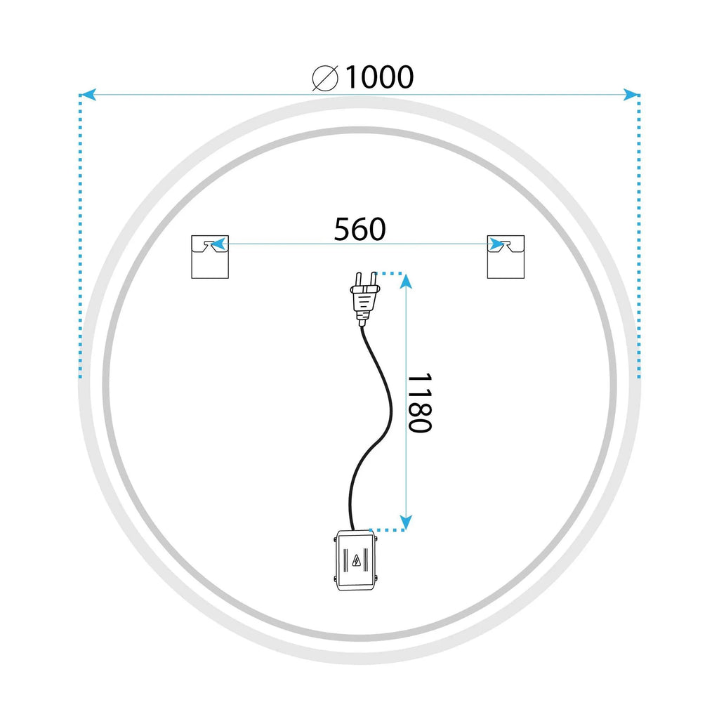 LED Tükör SOFT 100 9