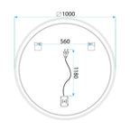LED Tükör SOFT 100 9