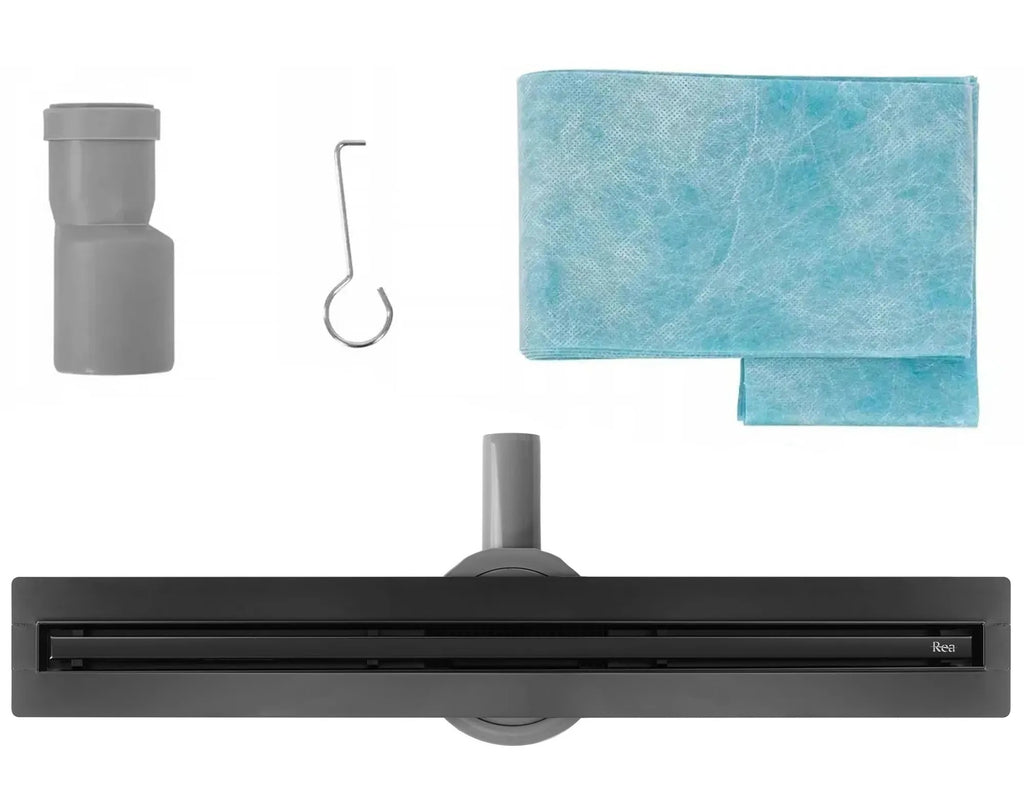 Lineáris Lefolyó Neox Slim Pro Black 60 9