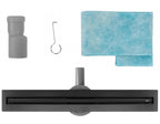 Lineáris Lefolyó Neox Slim Pro Black 60 9