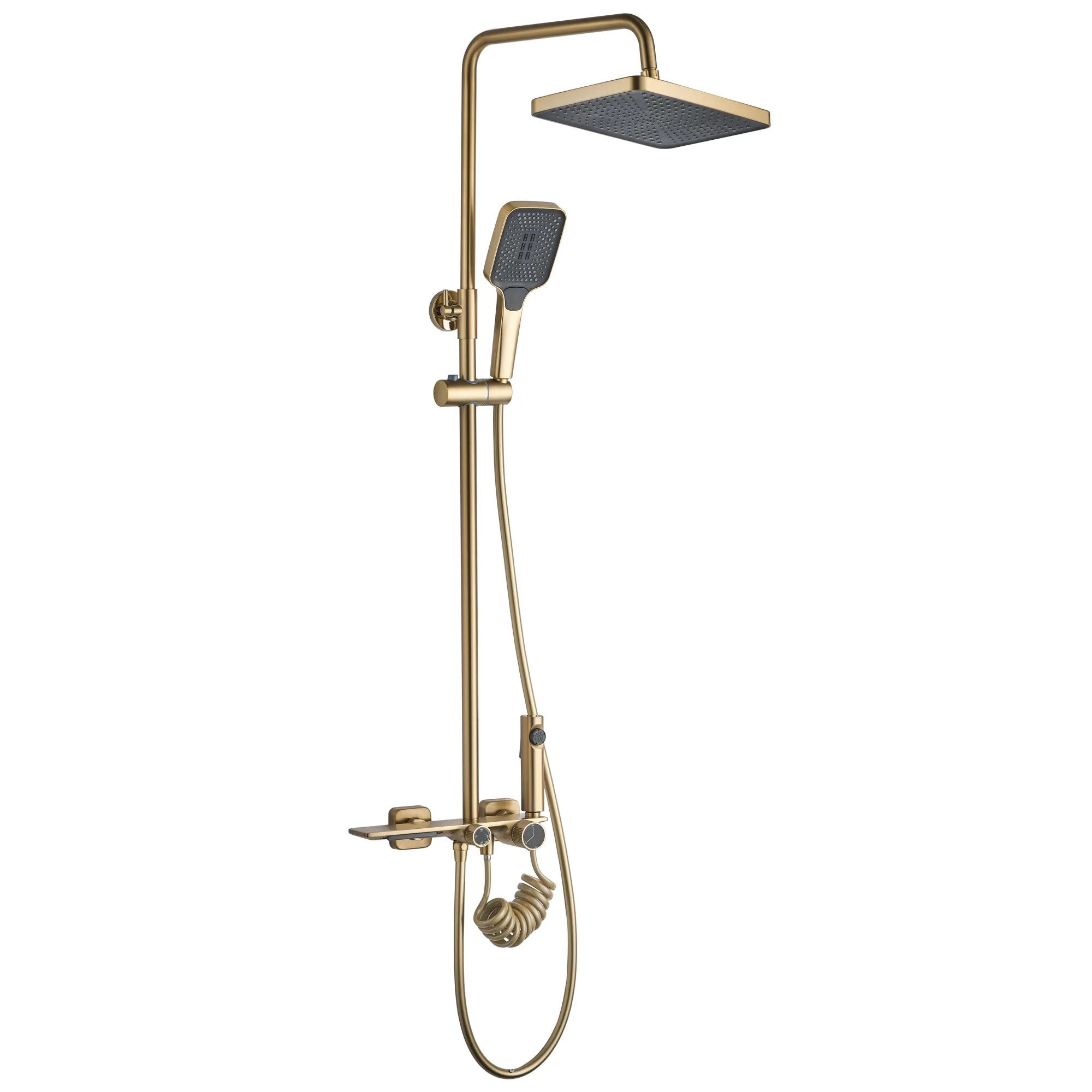 Zuhanyszett REA HELIX Brush Gold 9