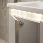 Fürdőszobabútor Szett Mosdóval DE07-60 Beige 60CM 9