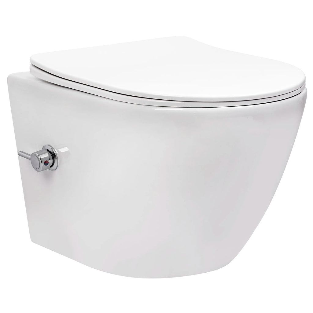 REA Carlo Lux Rimless Fali Függesztésű WC-csésze Bidé Funkcióval 9