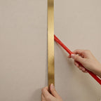 Öntapadós Dekorációs Szegélyléc Rea P14454CA 3,8cm Brush Gold 9