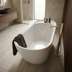 Szabadon Álló Kád Rea Orte 170 Fekete Dugófedél 9