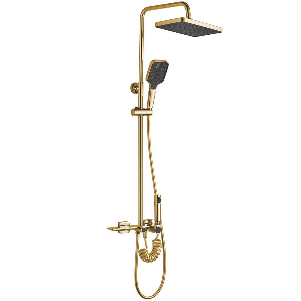 Zuhanyszett REA HELIX Gold 9