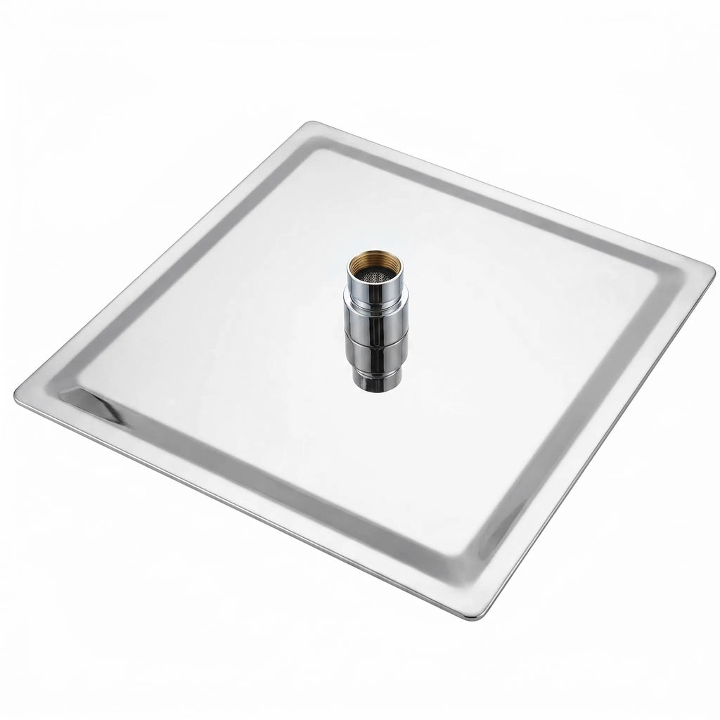 Négyzet Alakú Zuhanyfej REA JS-P015 25cm Chrome 9