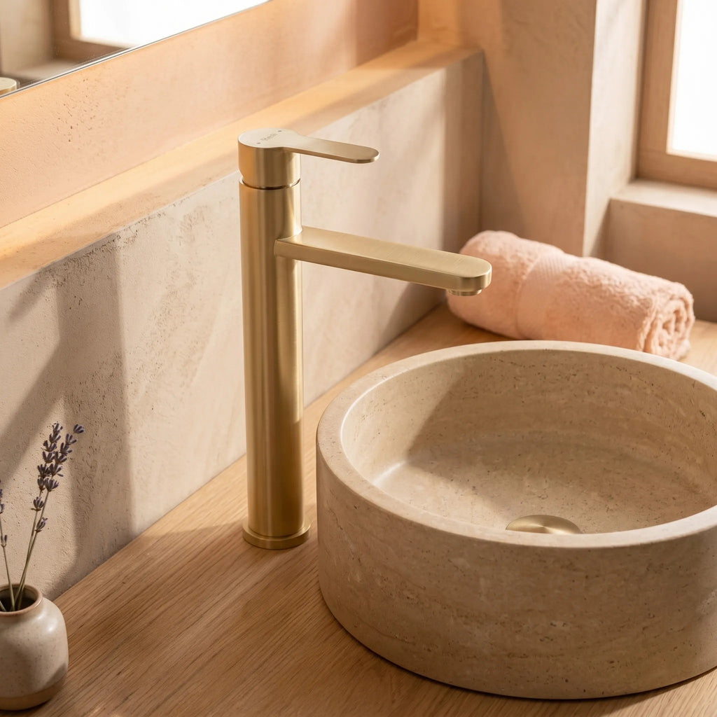 Fürdőszobai Csaptelep Rea Arcos Brush Gold 9