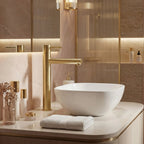 Fürdőszobai Csaptelep Rea Tess Brush Gold High 9