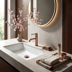 Fürdőszobai Csaptelep Rea Lungo Diamond Brush Copper 9