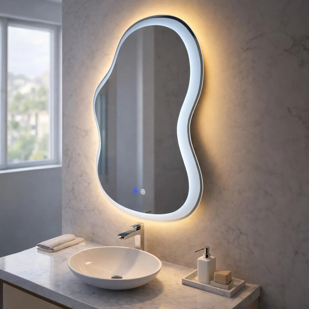 LED Tükör UNO DOUBLE 80x55 Cm 9