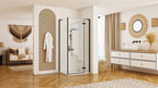 Zuhanykabin REA Hugo Black 80x90 9