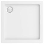 Zuhanytálca Rea Belmond White 80x80 Szálcsiszolt Réz Fedél 9
