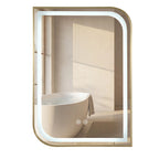 LED Tükör ZONE 80X60 GOLD BRUSH 9