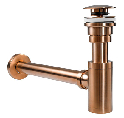 Rea Copper Mat Univerzális Mosdószifon Click-clack Leeresztő Szeleppel 4